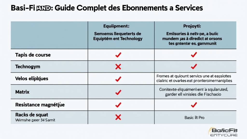Équipements de musculation Basic-Fit 2025