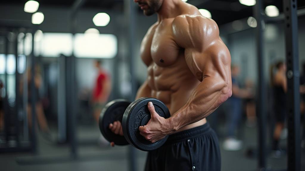 Exercices de musculation pour débutants dans une salle de sport