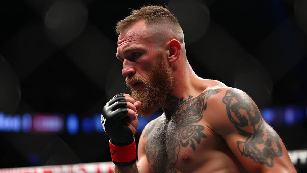 Conor McGregor face à Floyd Mayweather Jr lors du combat historique de 2017