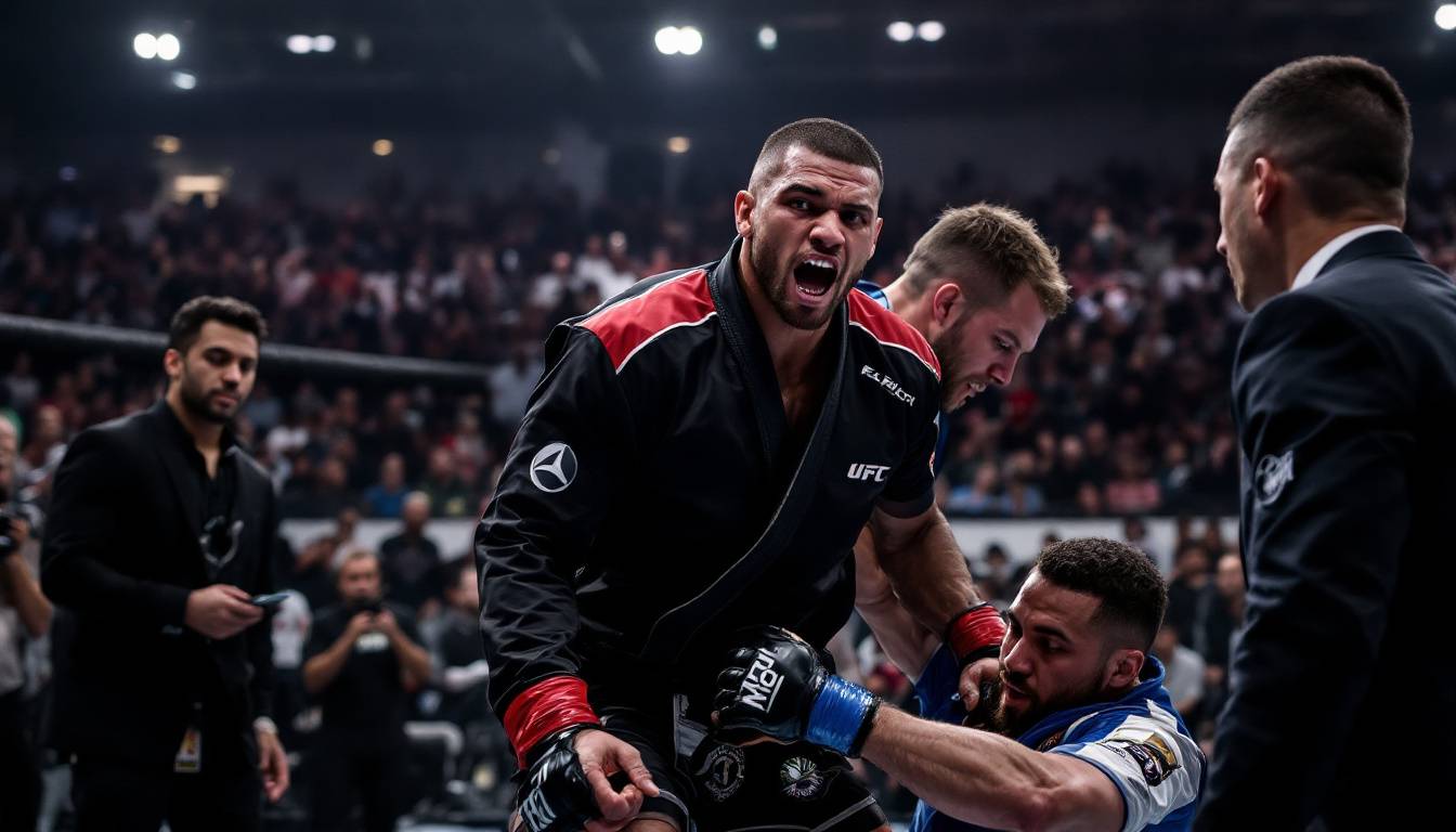 Seby Daddy en combat de MMA 2025