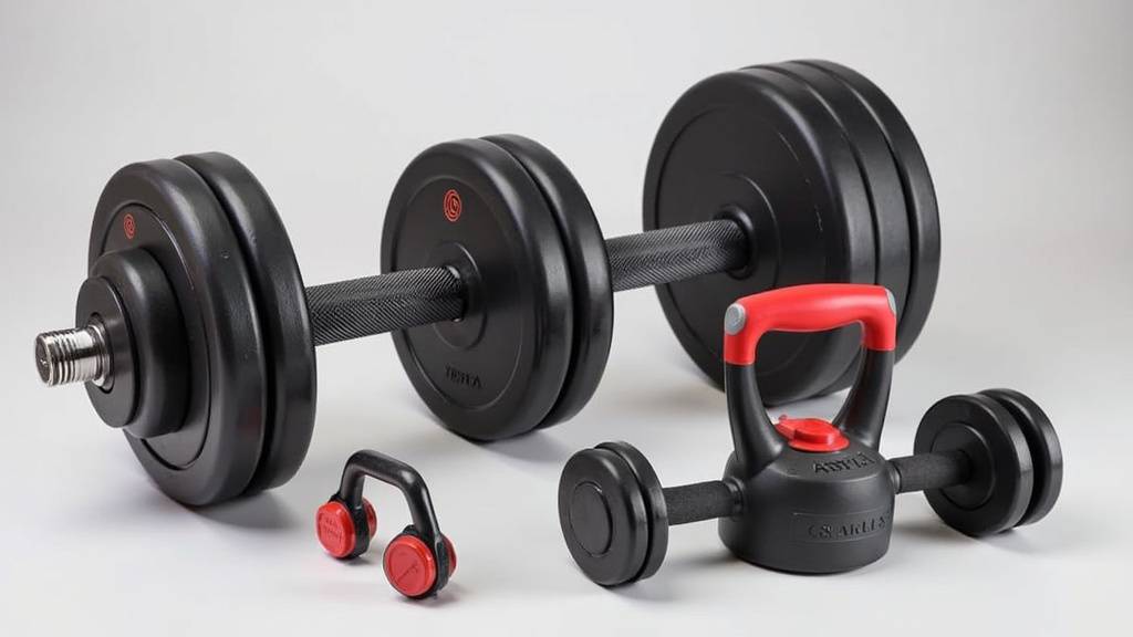 Différents types d'haltères pour la musculation